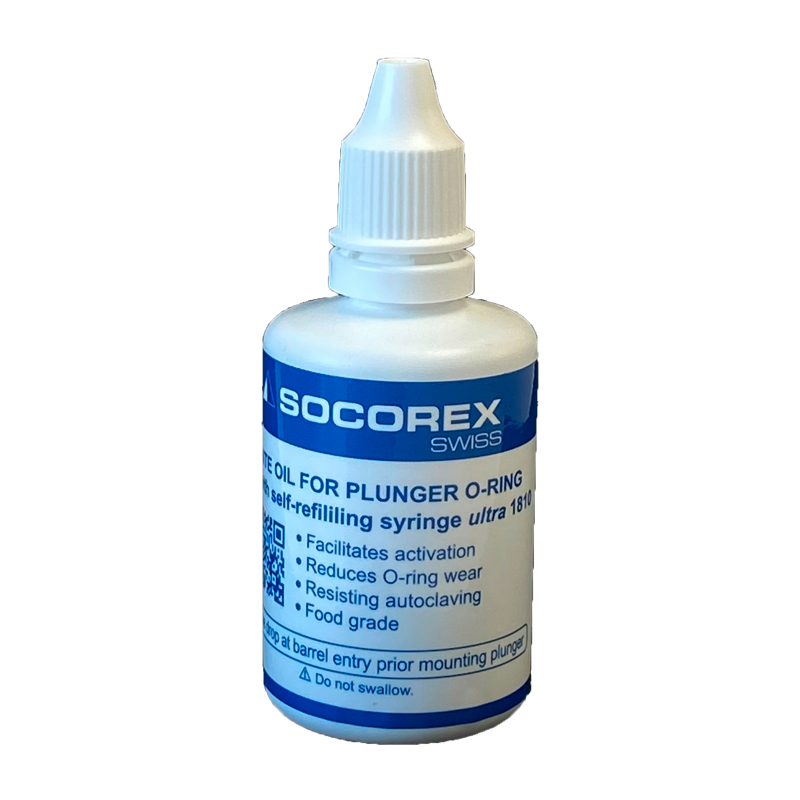 White oil for plunger O-ring