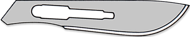 Feather No 22 Disposable Surgical Blade Socorex cadr
