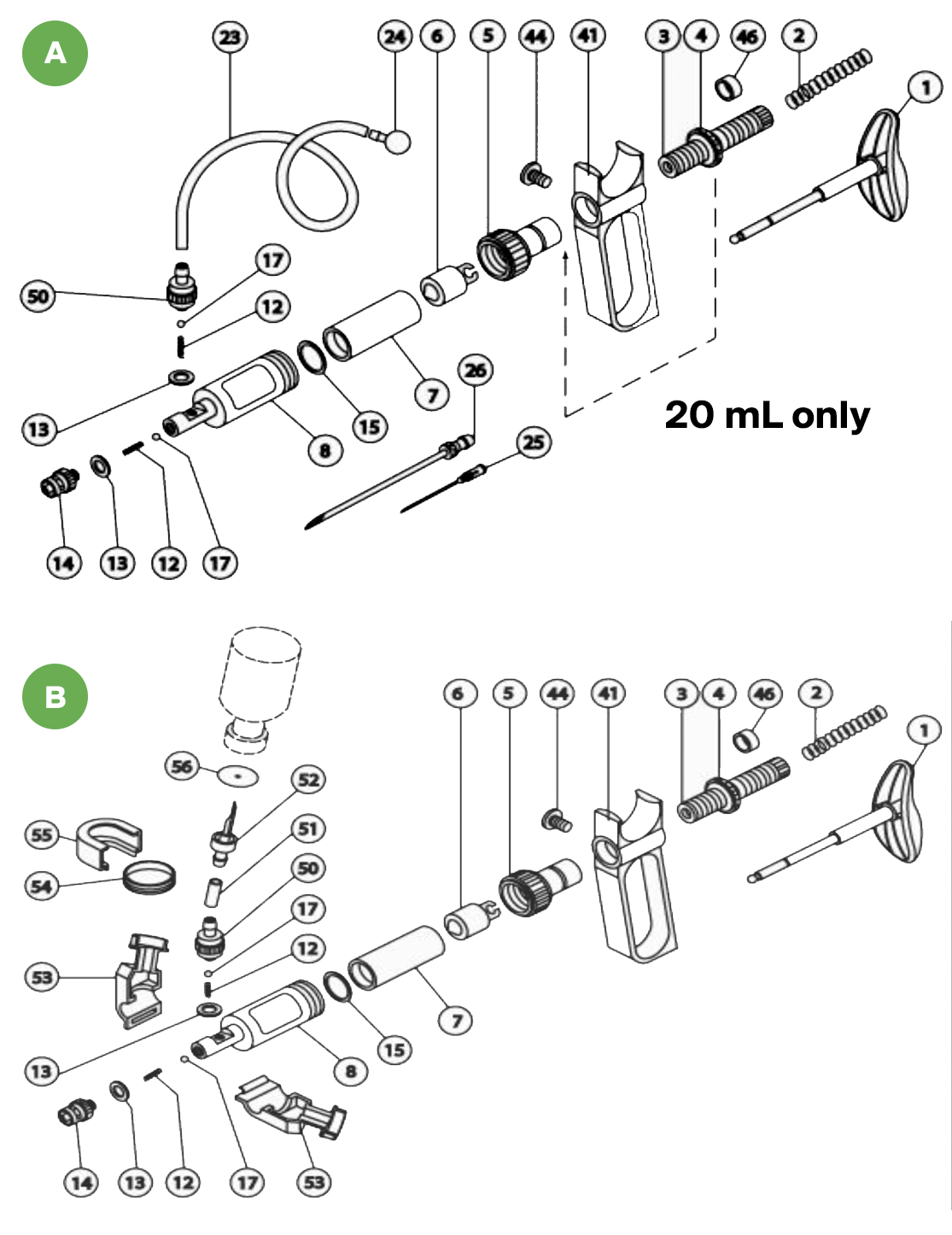 All Spare Parts 187 Syringes