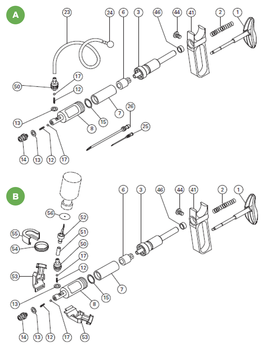 all parts classic 187 fixed volume syringes